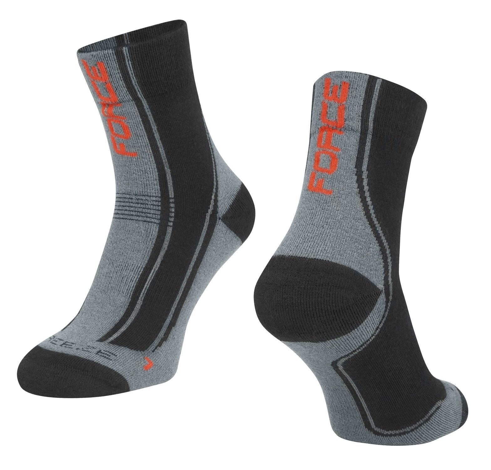 sosete force freeze negru rosu xxl 48 49
