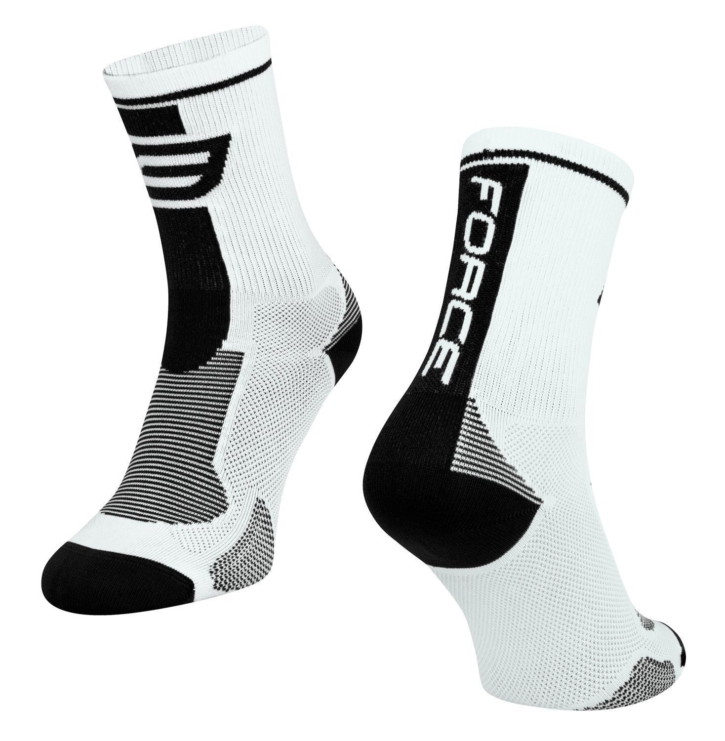 sosete force long alb negru xxl