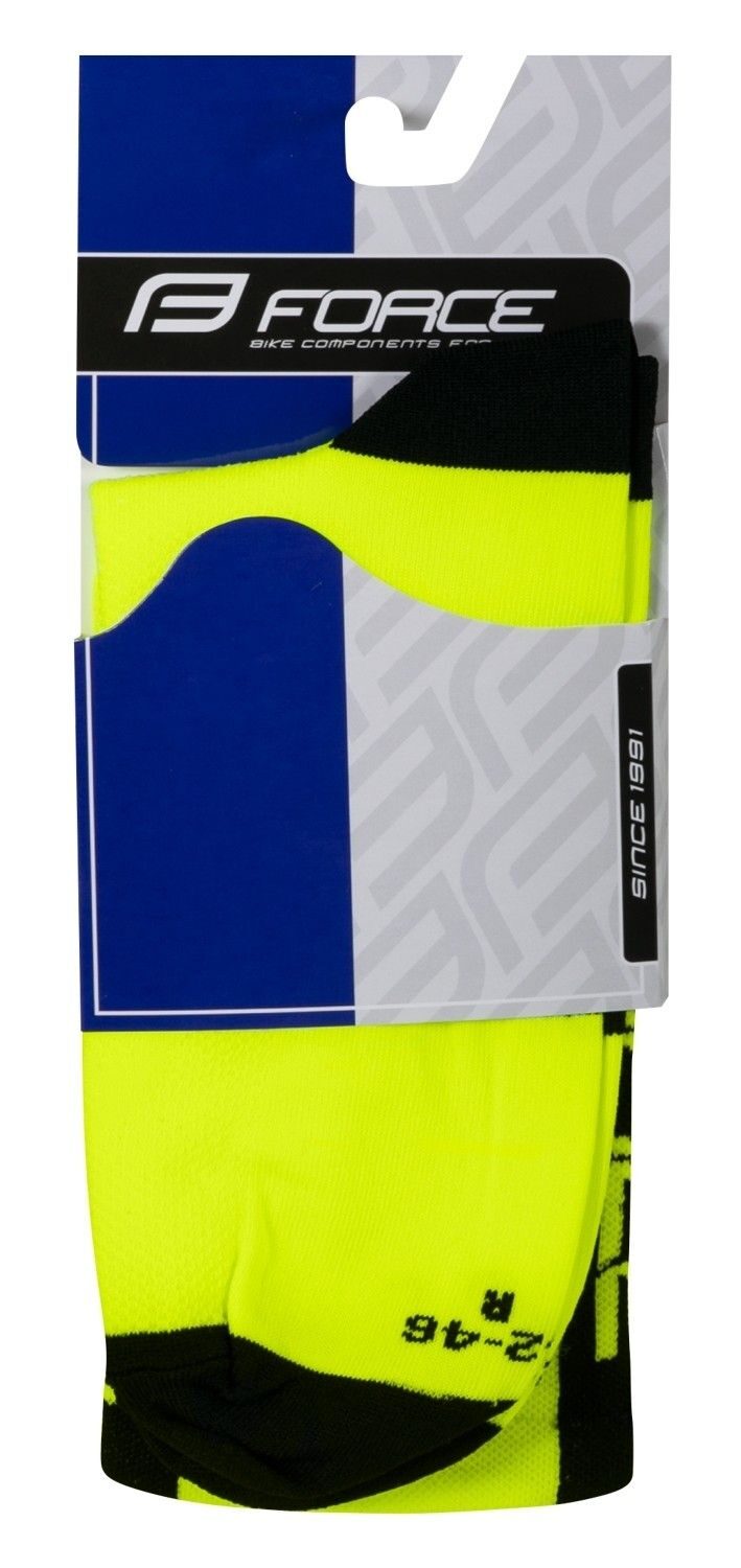 sosete force long pro fluo black l xl 42 46 1