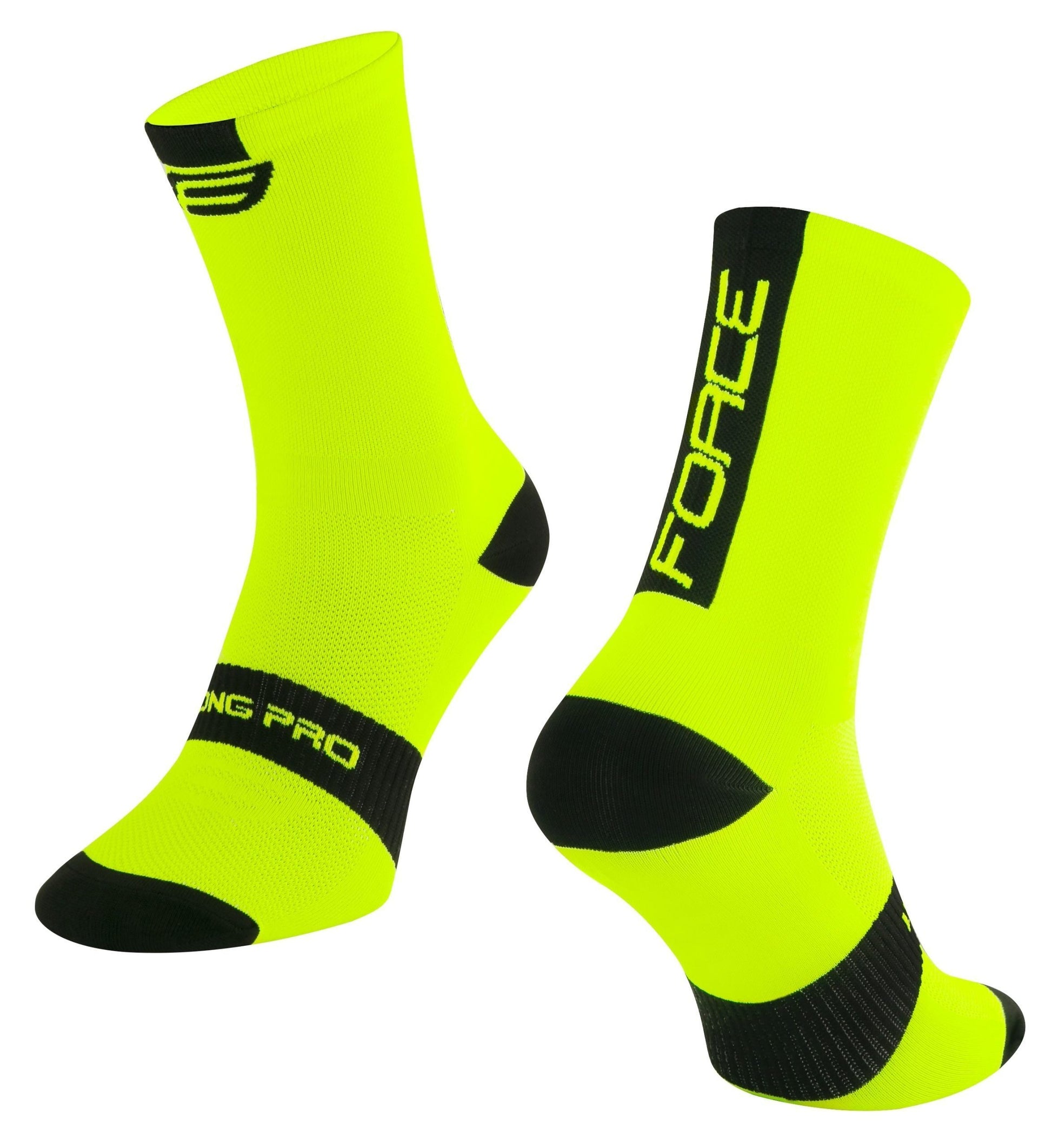 sosete force long pro fluo black s m 36 41 scaled