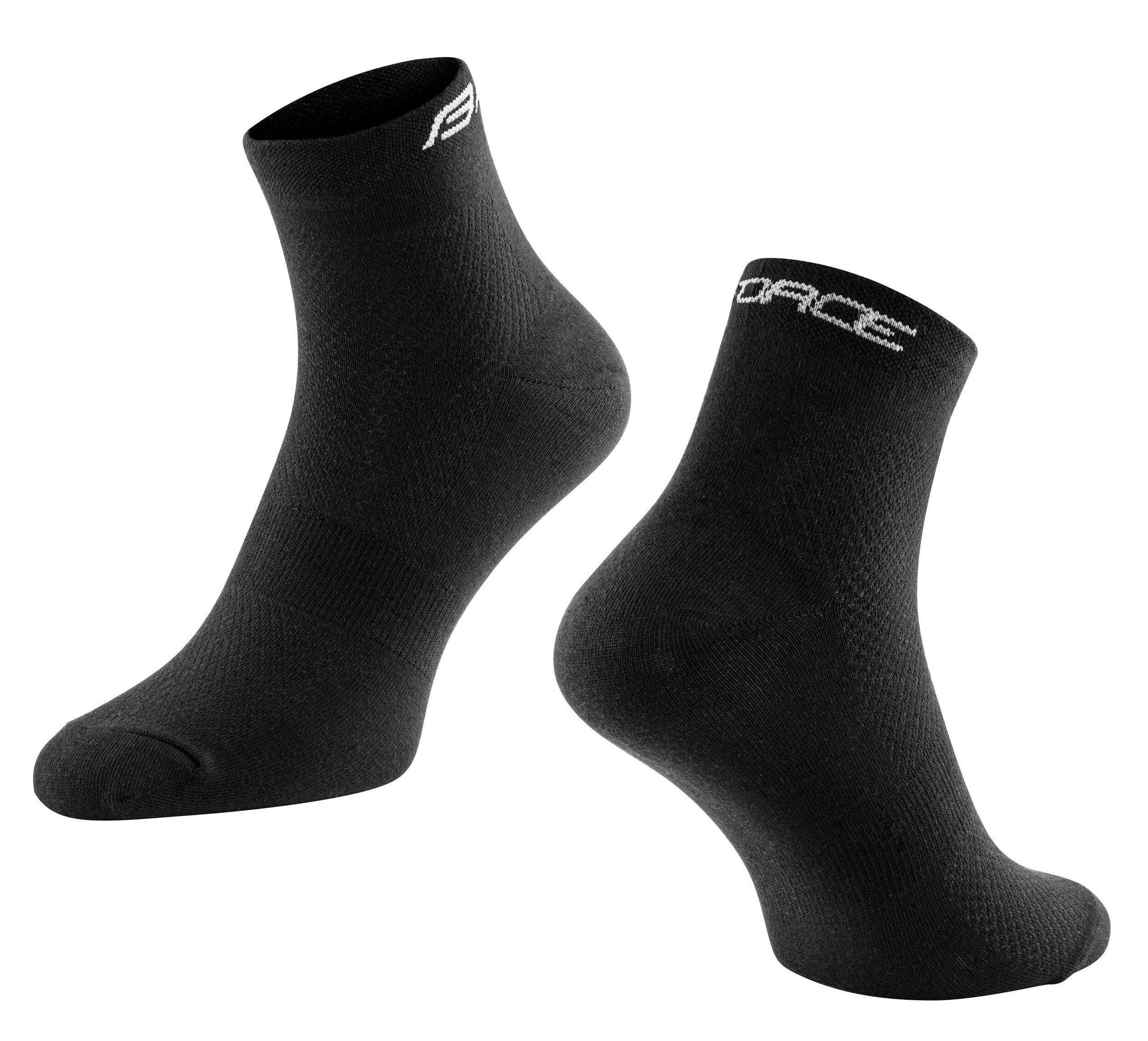 sosete force mid negru s m 36 41