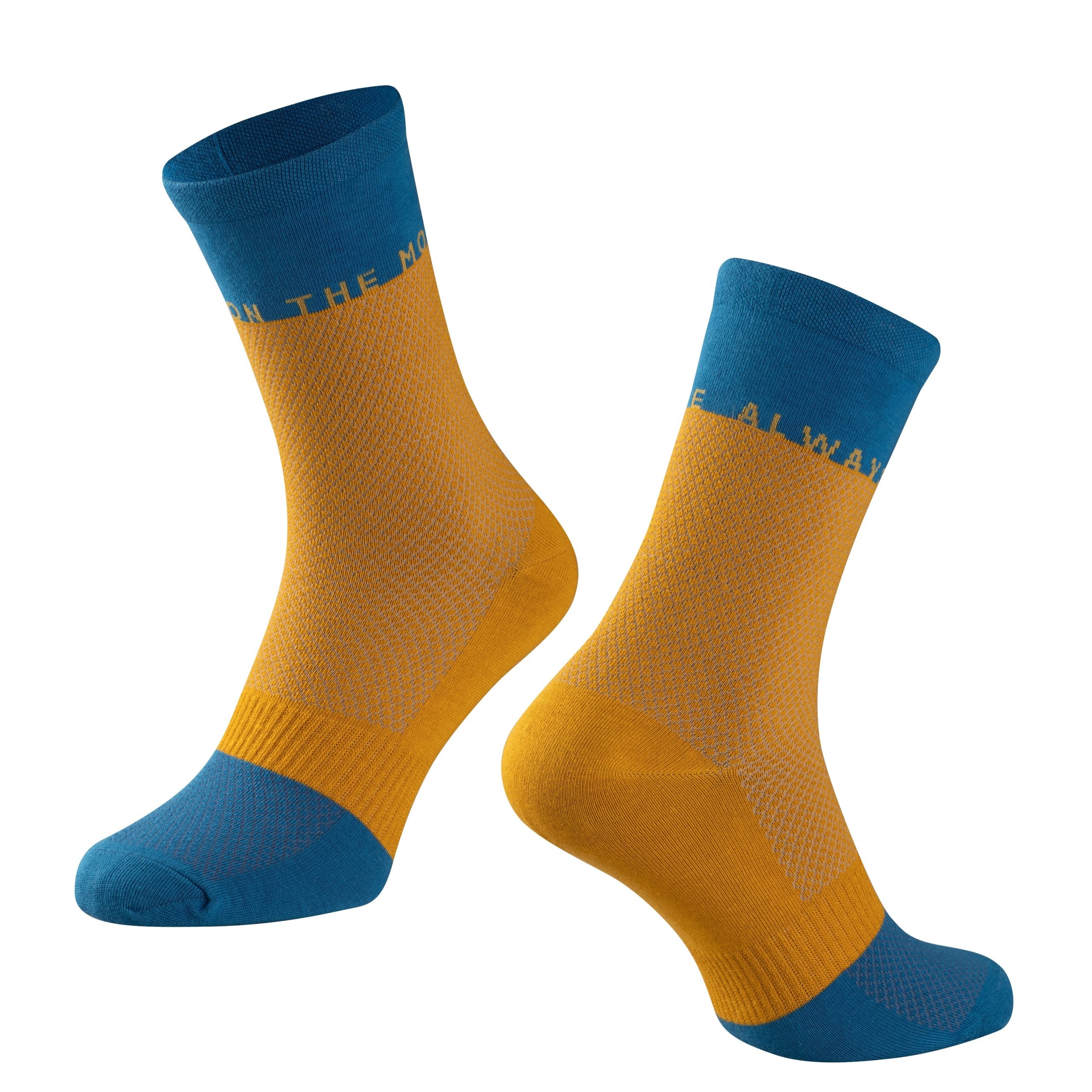 Sosete Force MOVE, galben-albastru S-M/36-41