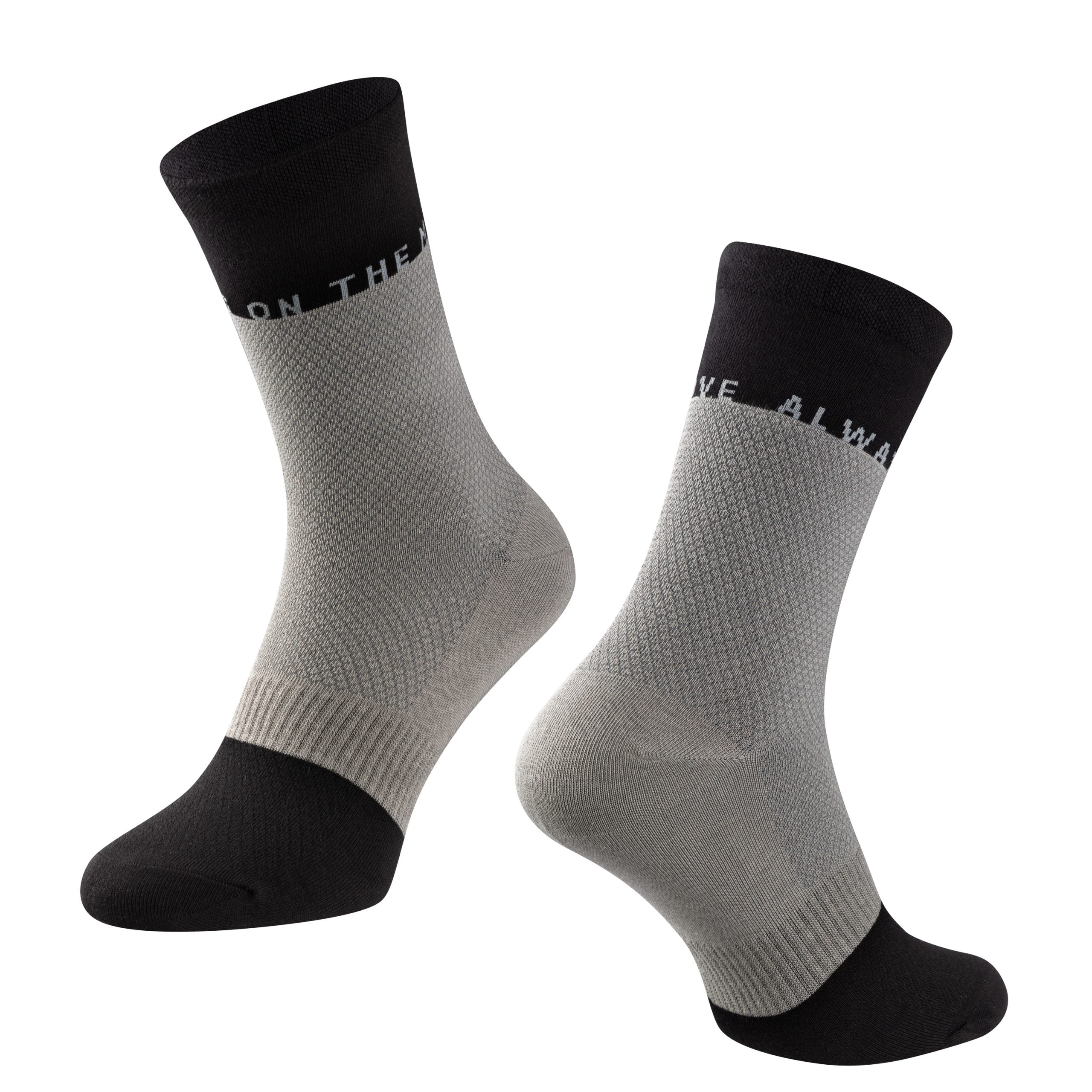 Sosete Force MOVE, gri-negru S-M/36-41
