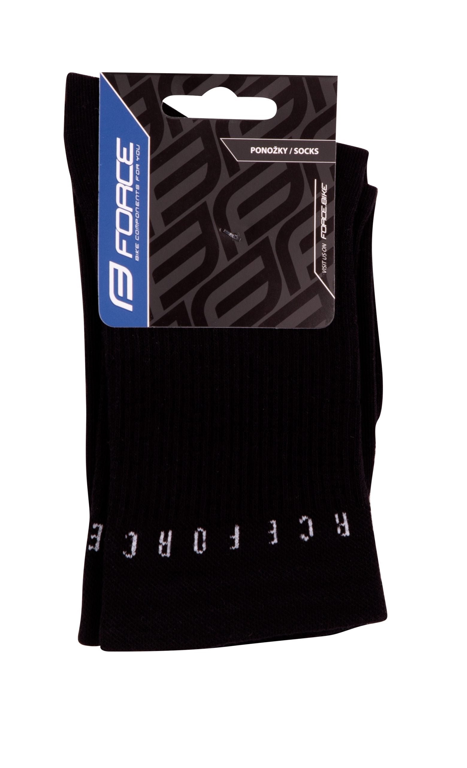 Sosete Force Snap negre L-XL/42-46