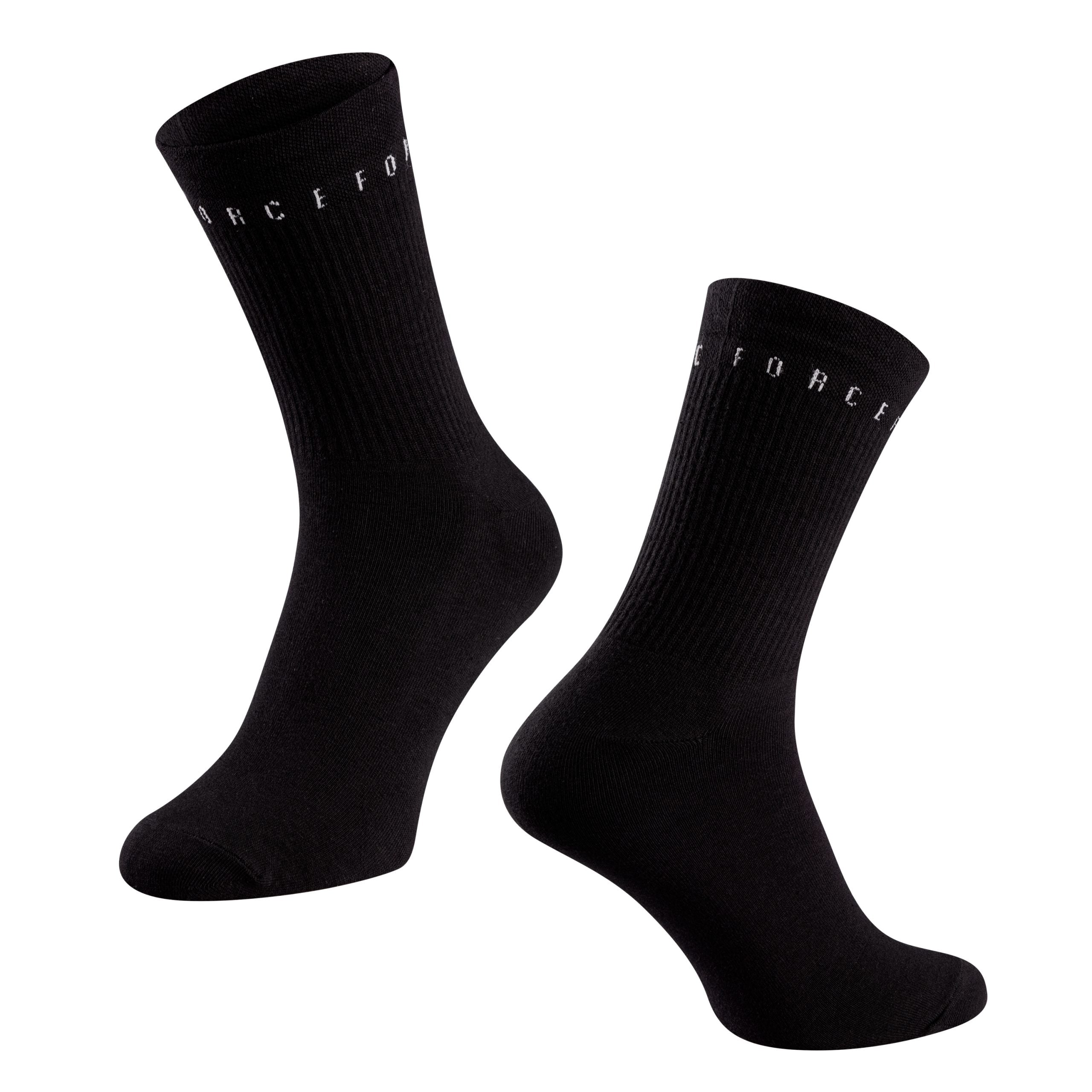 Sosete Force Snap negre S-M/36-41