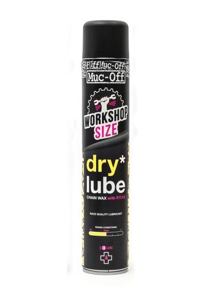 spray muc off dry ptfe chain lube aerosol 750ml