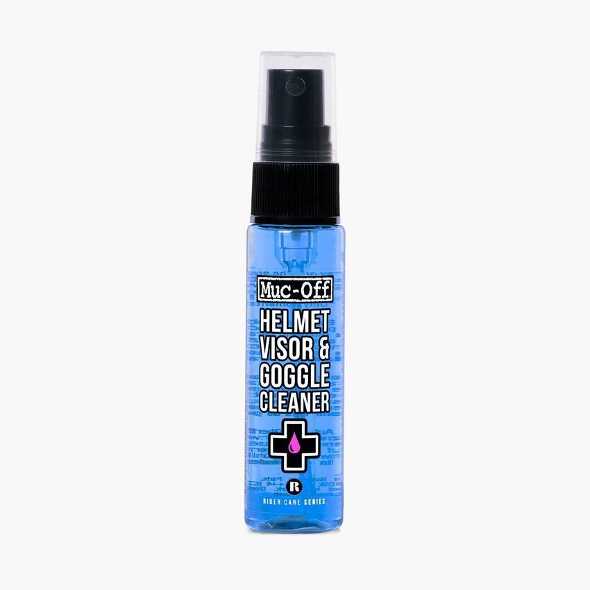 spray muc off helmet visor si goggle cleaner