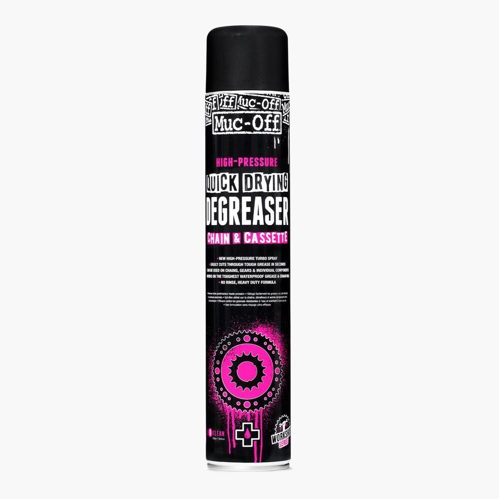 spray muc off high pressure quick drying degreaser chain si cassette 750ml
