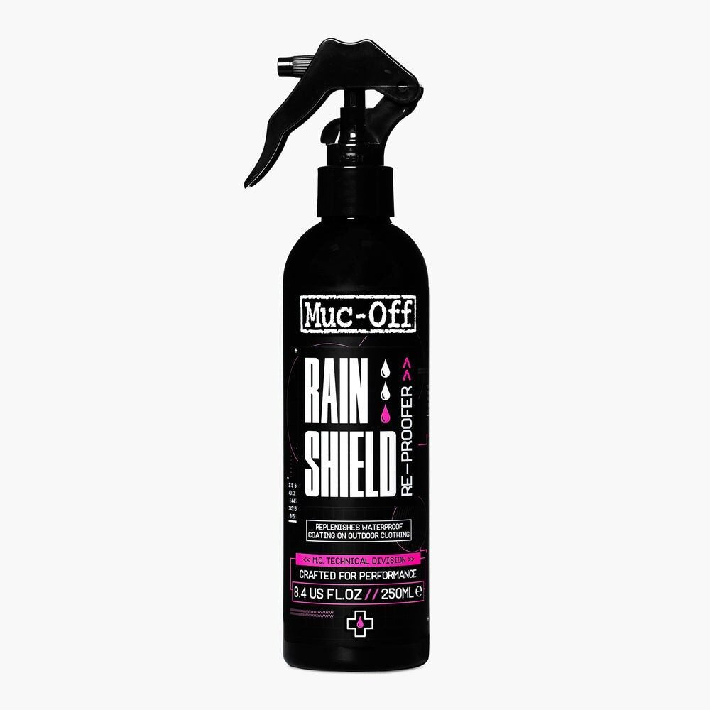 spray muc off rain shield re proofer 250ml 3