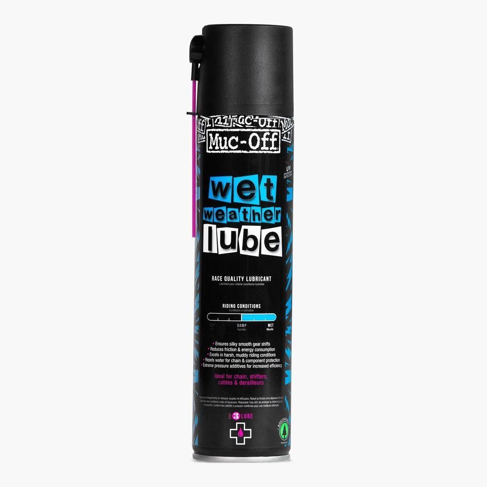spray muc off wet weather lube 400ml