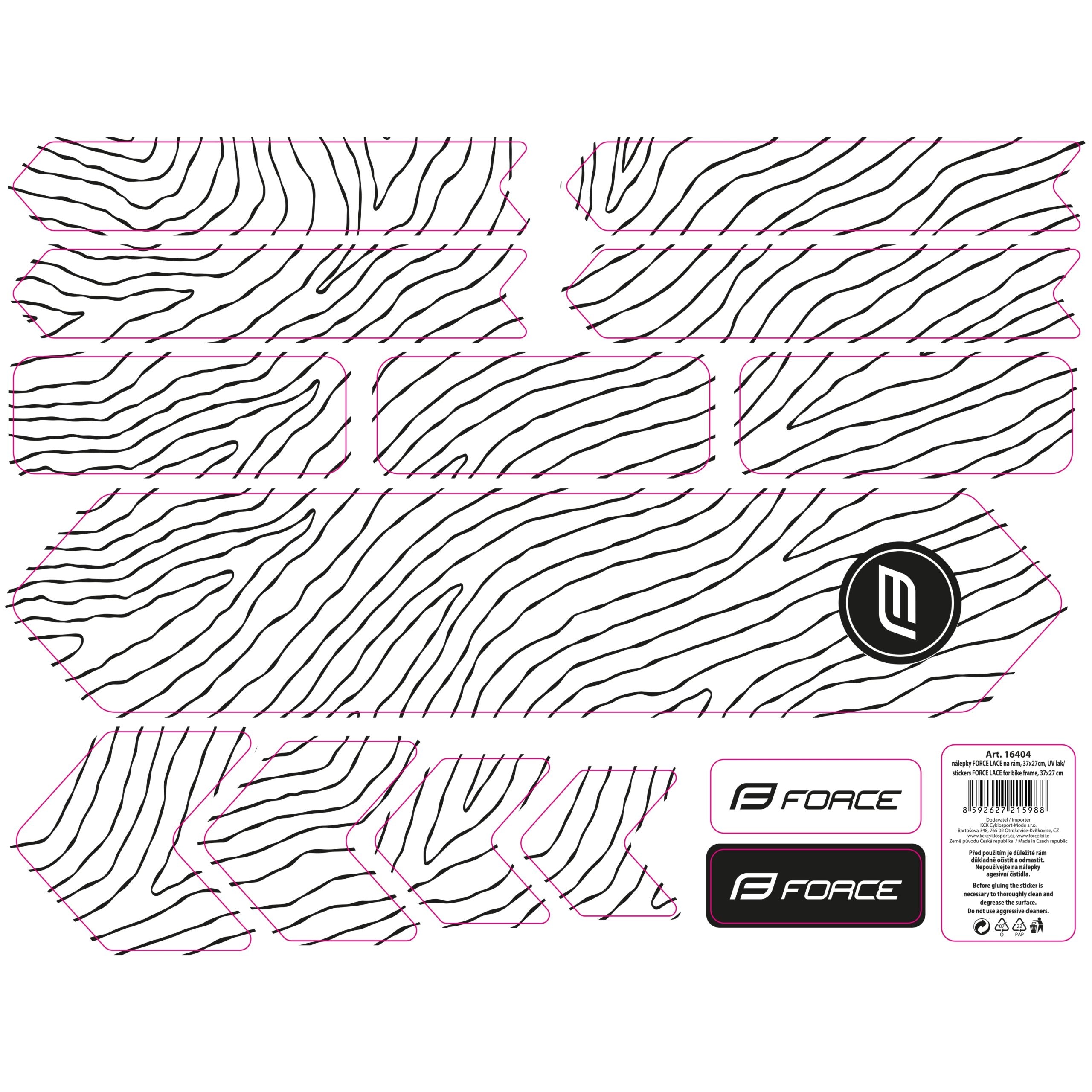 Stickere Force LACE pentru cadru, 37x27 cm