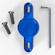 suport appleairtag pentru cadru muc off secure tag holder v2 albastru