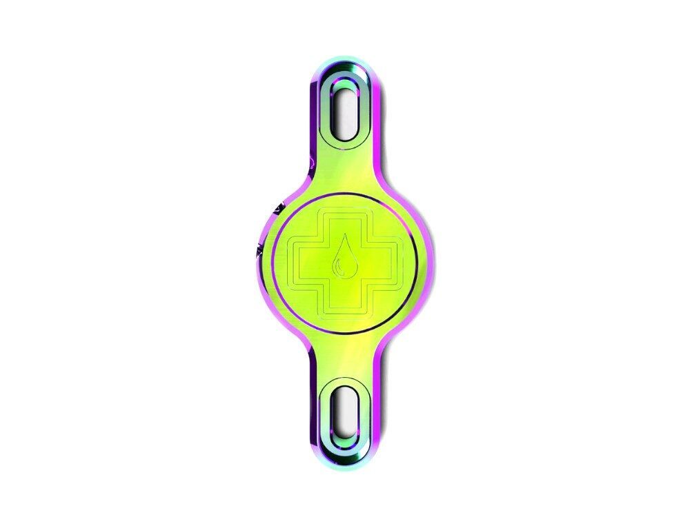 suport appleairtag pentru cadru muc off secure tag holder v2 iridescent 1