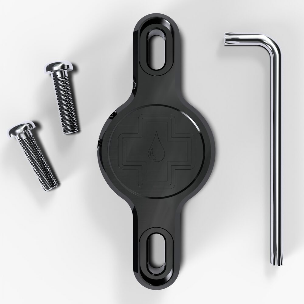 suport appleairtag pentru cadru muc off secure tag holder v2 negru