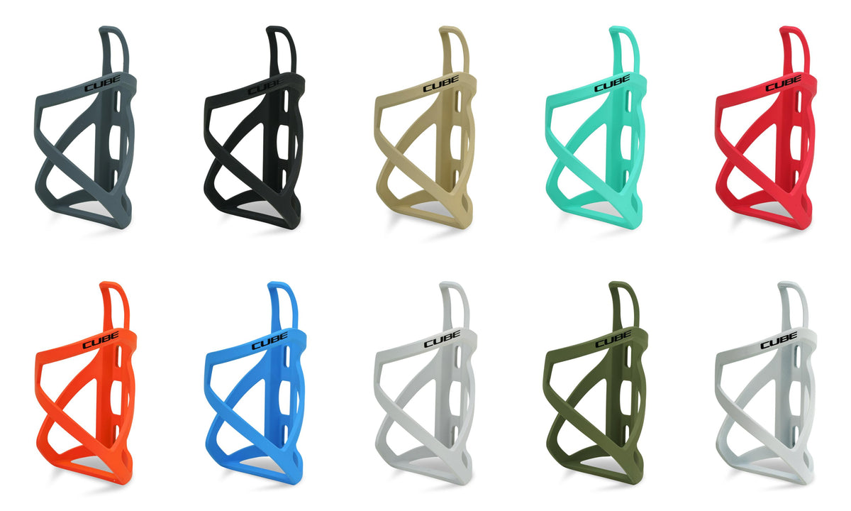 Suport Bidon CUBE Bottle Cage Hpp Left-hand Sidecage Matt Black - Glossy