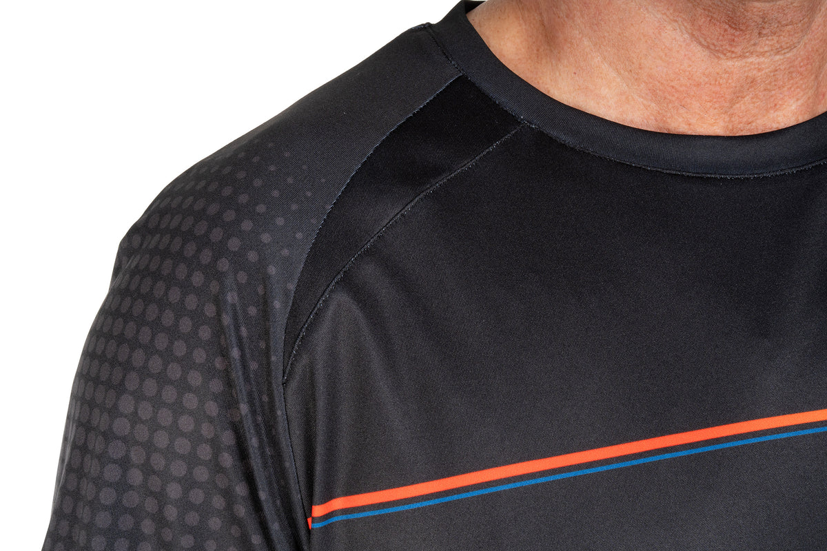 Tricou CUBE Round Neck Tech Teamline S/S Black