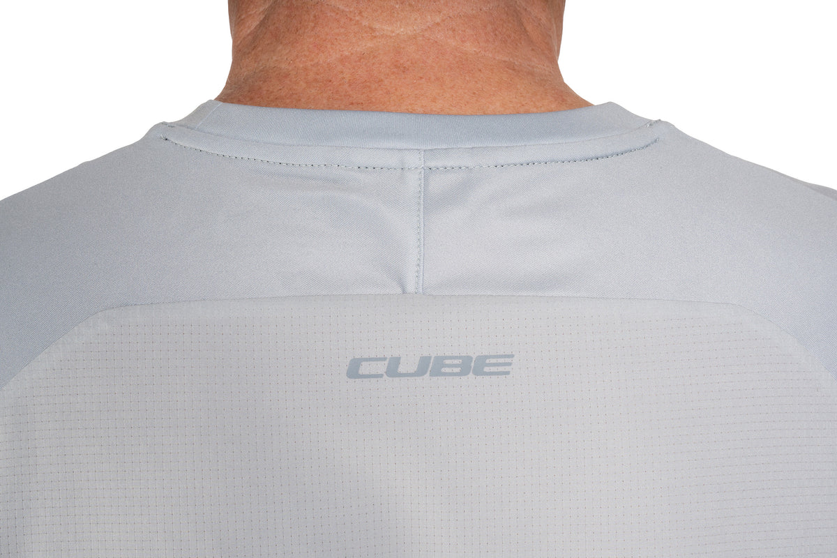 Tricou CUBE Round Neck Tech S/S Grey