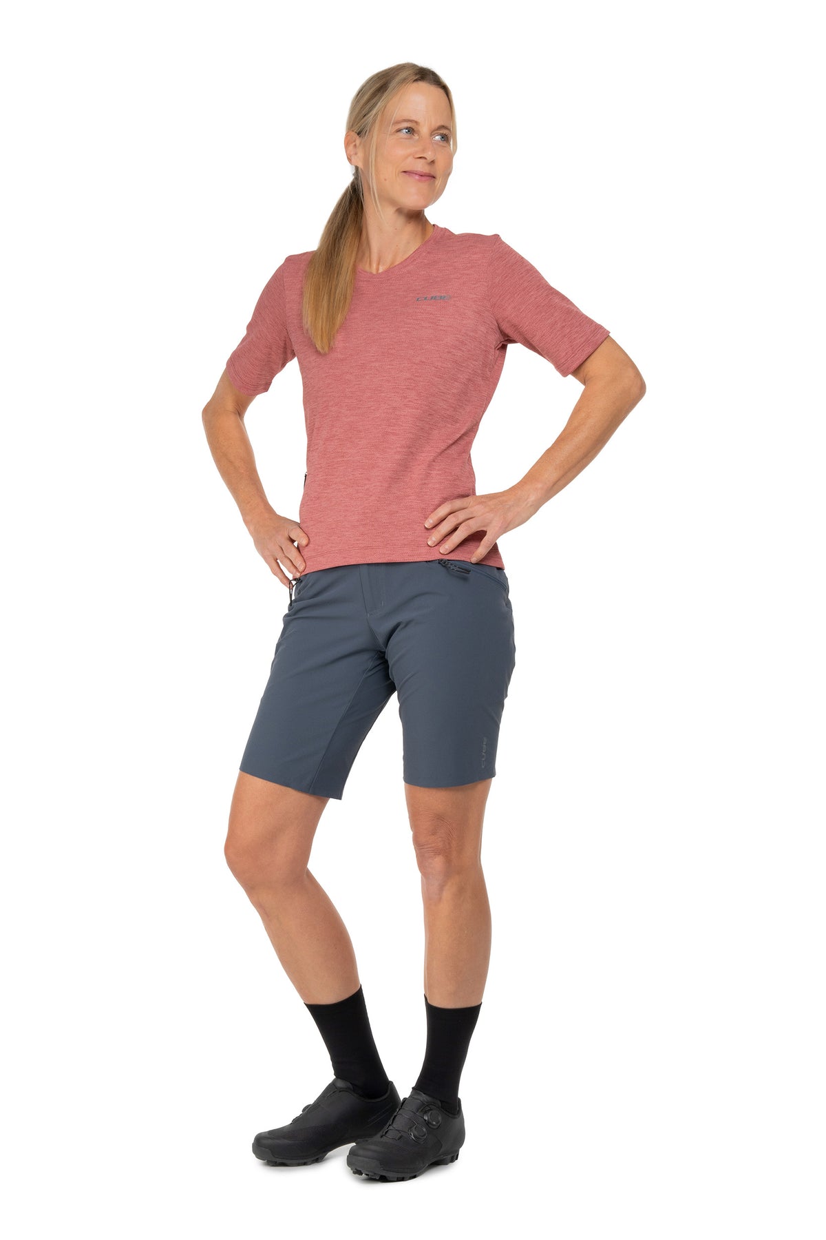 Pantaloni CUBE Gravel WS Short Dark Blue