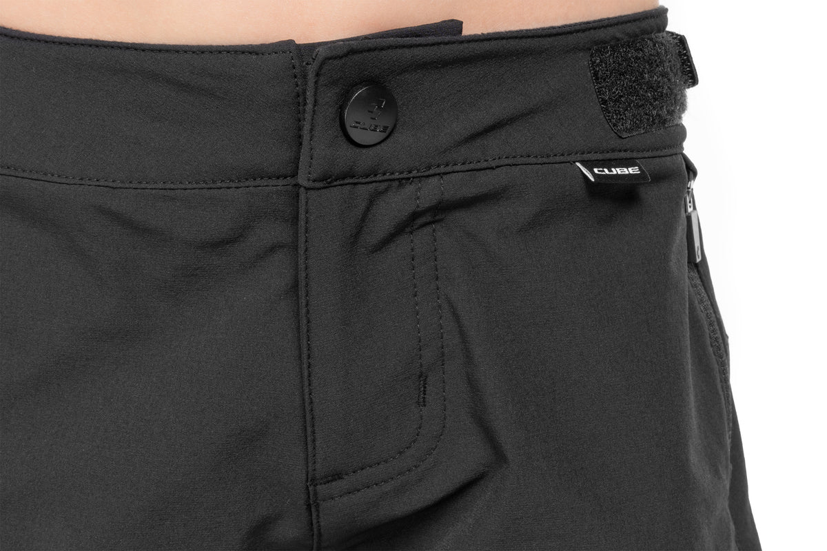 Pantaloni CUBE MTB Baggy Short Rookie Black