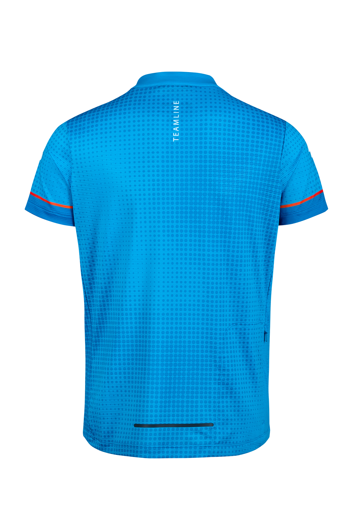 Tricou CUBE Road/XC Half Zip Rookie S/S Topas Blue