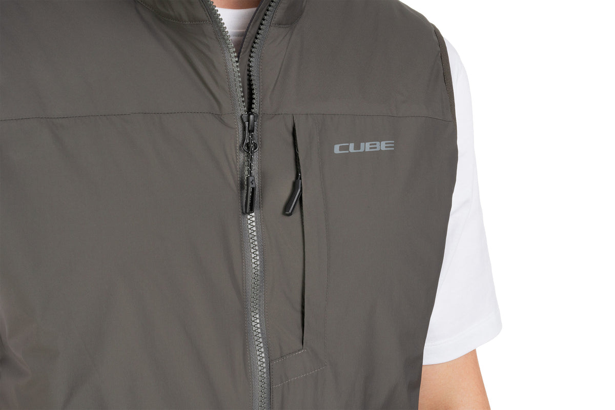 Vestă CUBE Hybrid Olive