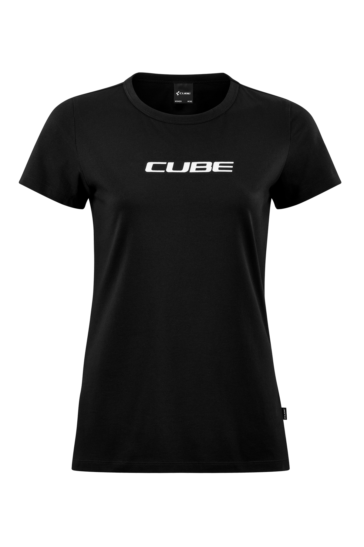 Tricou CUBE Organic WS T-shirt Classic Logo Black – față