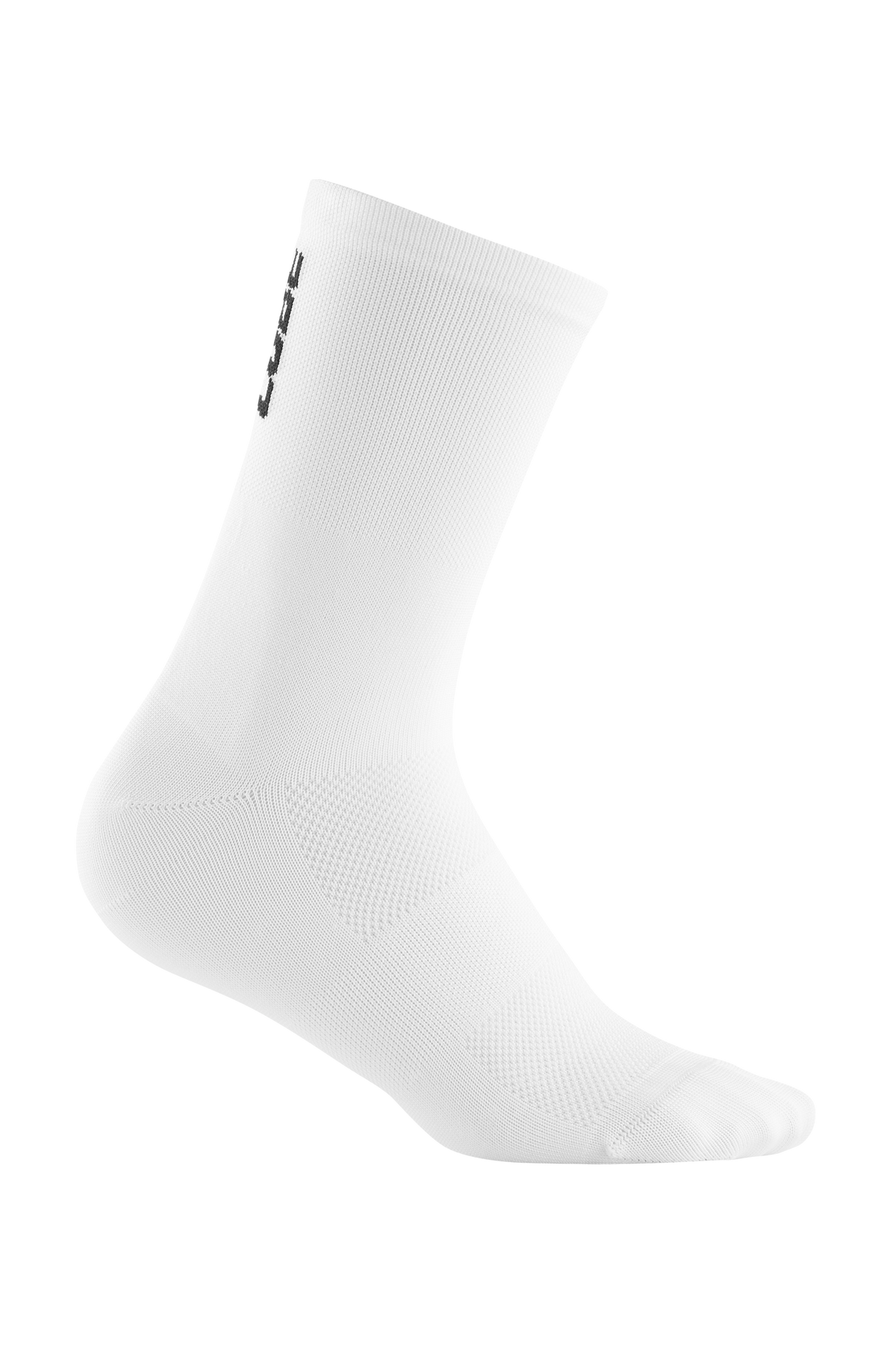 Șosete CUBE High Cut Road/XC Blackline White – față