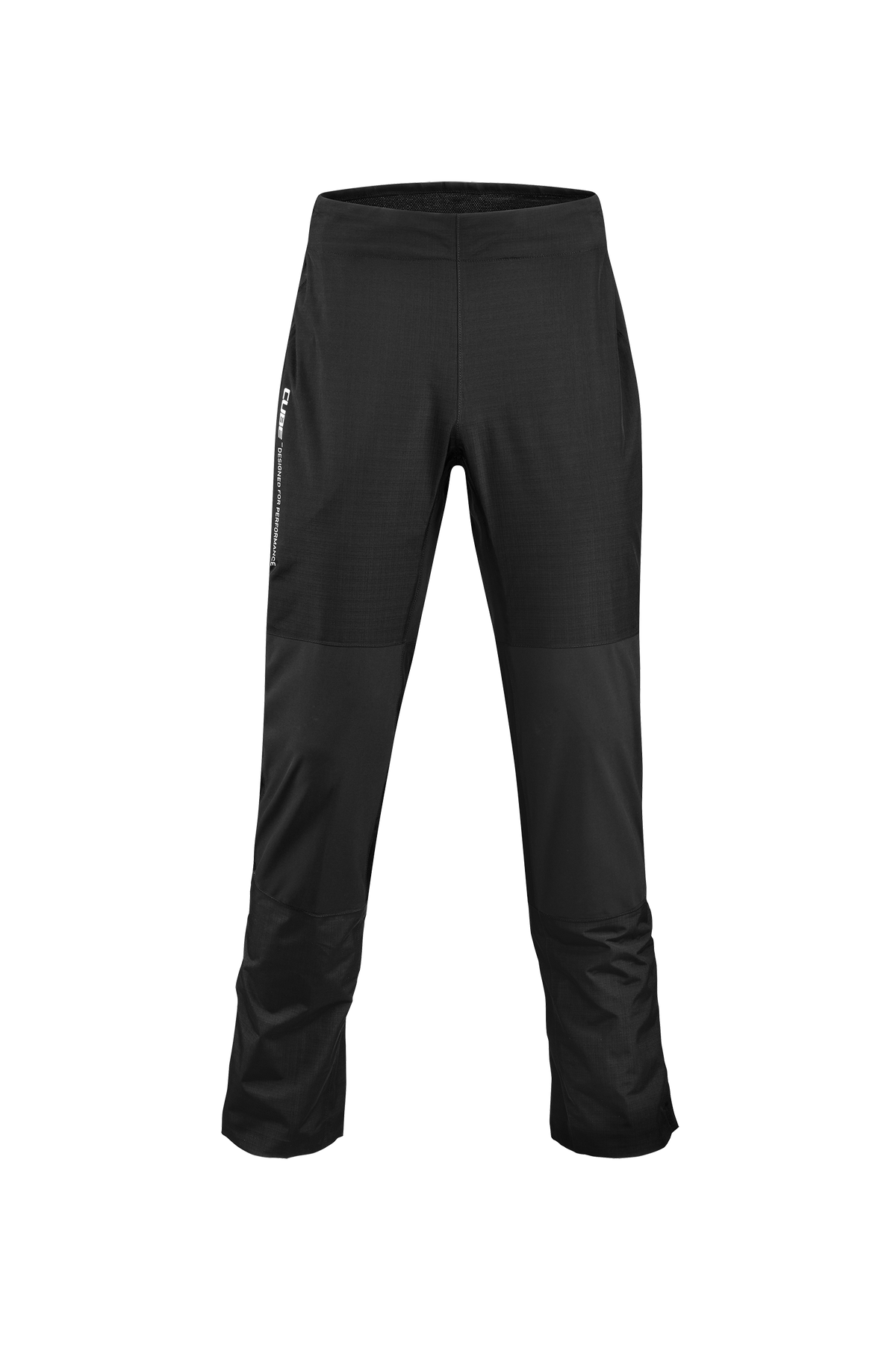 Pantaloni ciclism CUBE Blackline Rain Pants Black – față