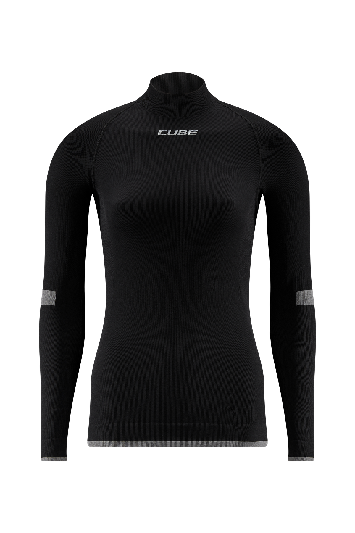 Bluză de corp CUBE WS Baselayer Race BE Warm L/S Black – față