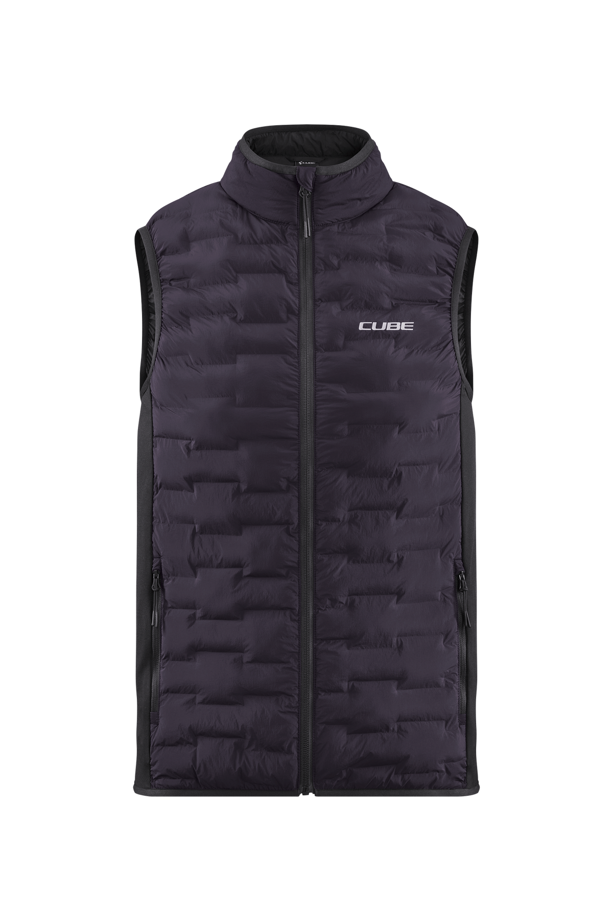 Vestă CUBE Padded Black – față