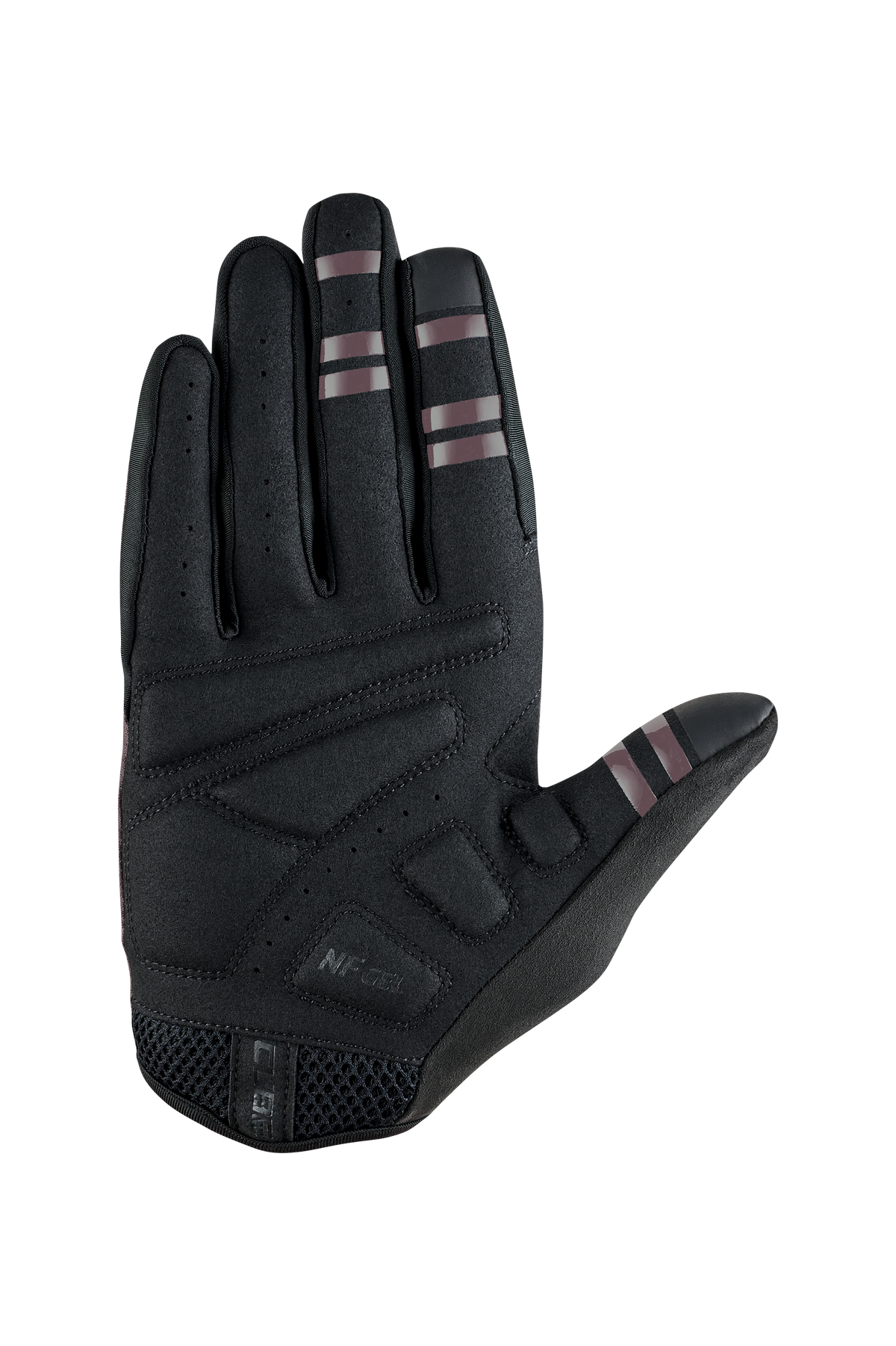 Mănuși CUBE NF Ergonomics Gel Long Finger Burgundy