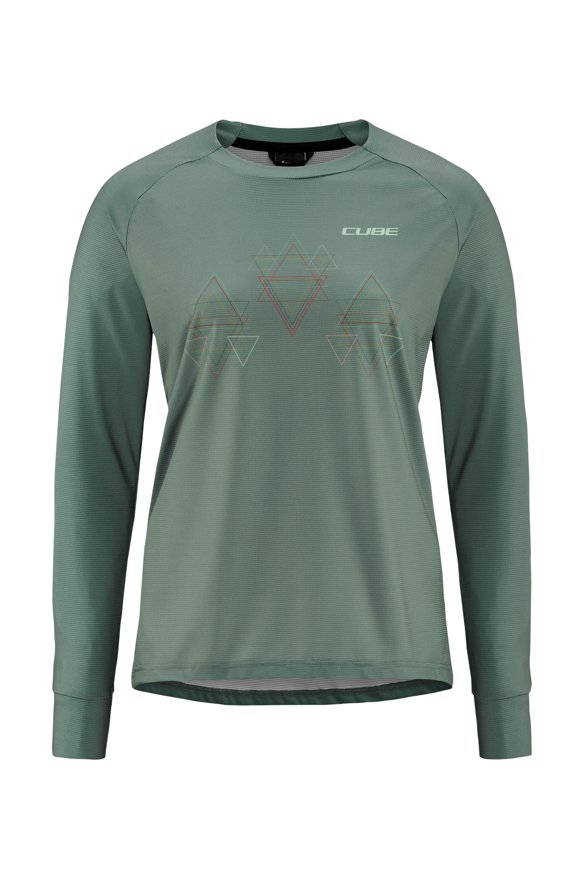 Bluză CUBE MTB WS Roundneck Jersey L/S – față
