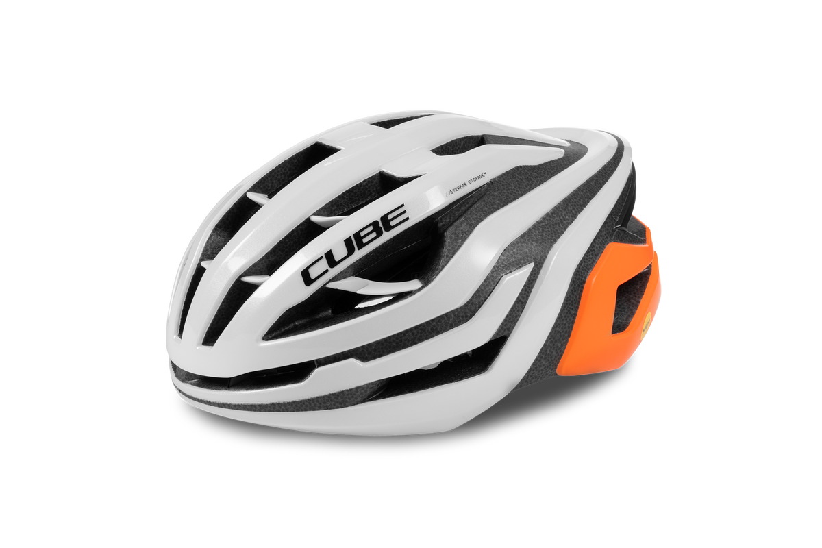 Cască CUBE Echo Teamline White'n'Orange