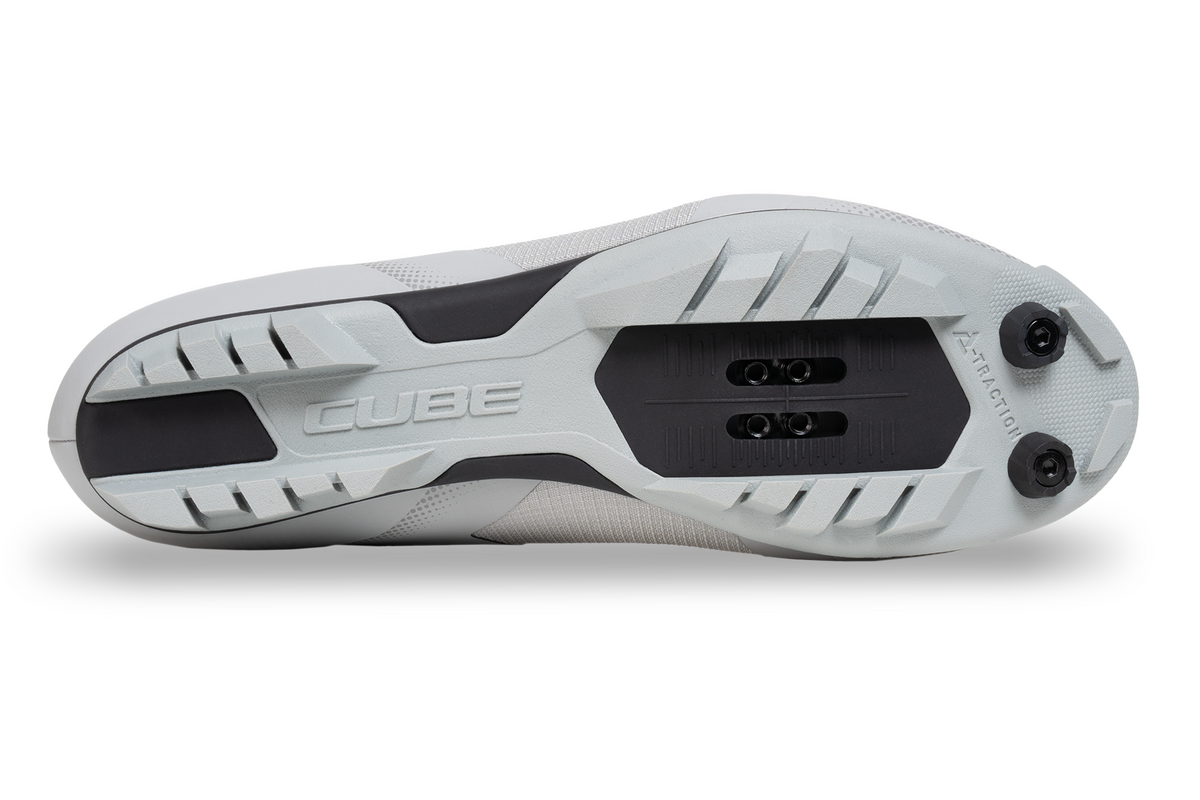 Pantofi ciclism CUBE Peak Pro Grey'n'Blue'n'Red