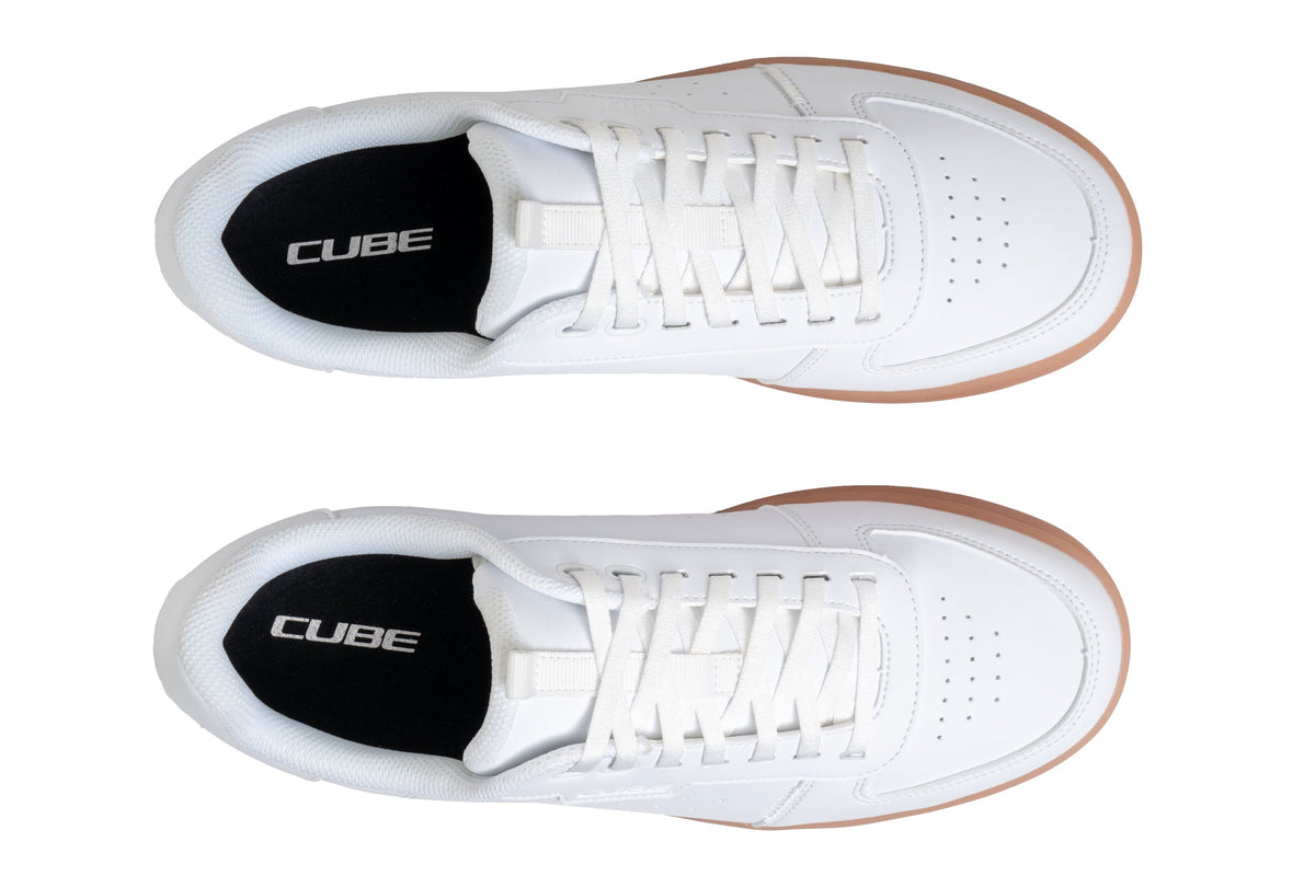 Pantofi ciclism CUBE Maze White
