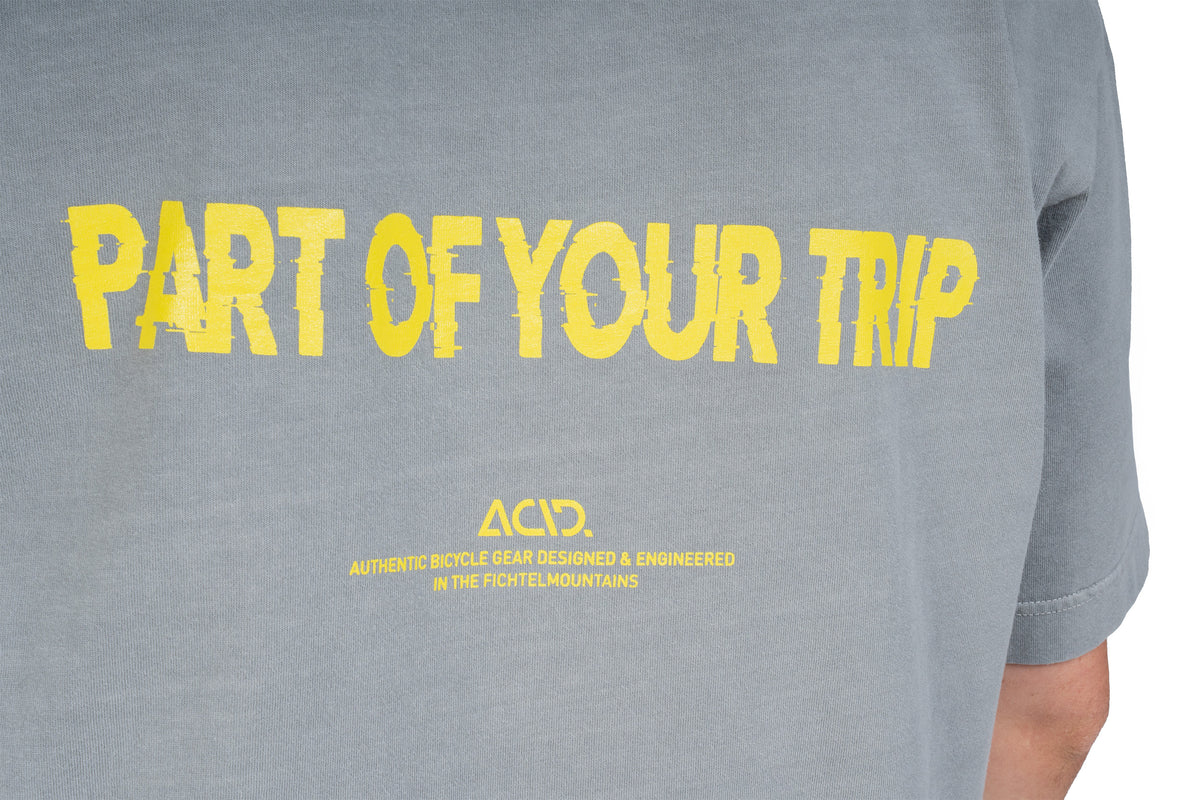 Tricou ACID Organic T-Shirt Dropshoulder Washed Grey