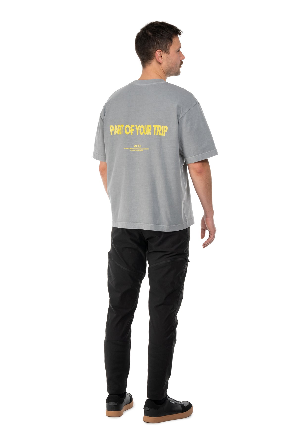 Tricou ACID Organic T-Shirt Dropshoulder Washed Grey