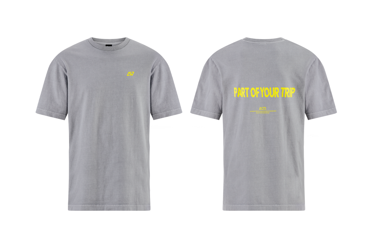 Tricou ACID Organic T-Shirt Dropshoulder Washed Grey