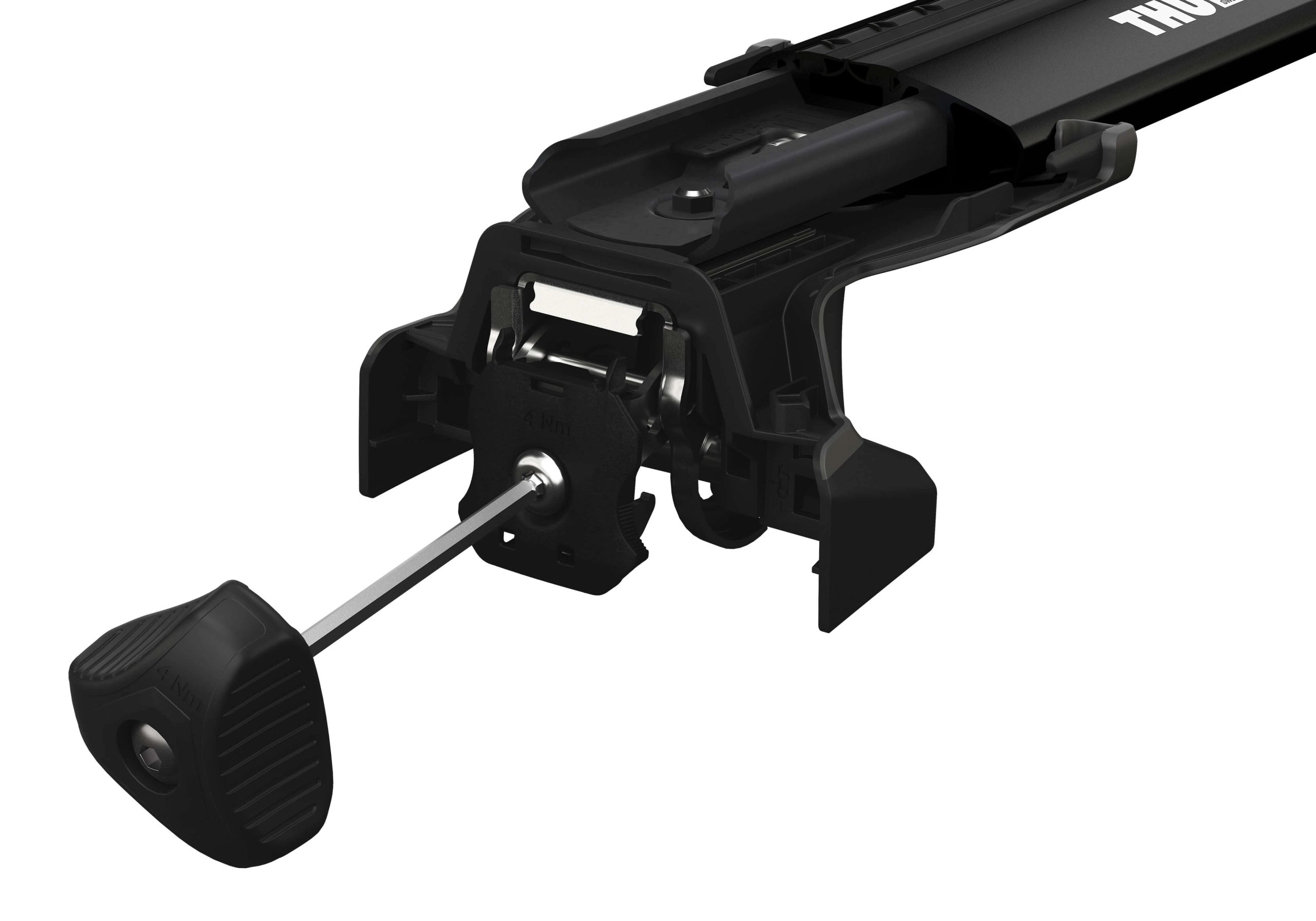 thule roof bars black wingbar fixpoint TU7207 05Z