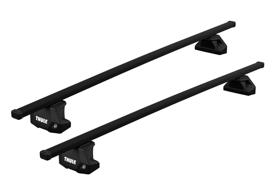 Bare Auto Transversale Thule SquareBar Evo Otel pentru TOYOTA RAV 4, 5 usi SUV cu puncte fixe in bare longitudinale integrate