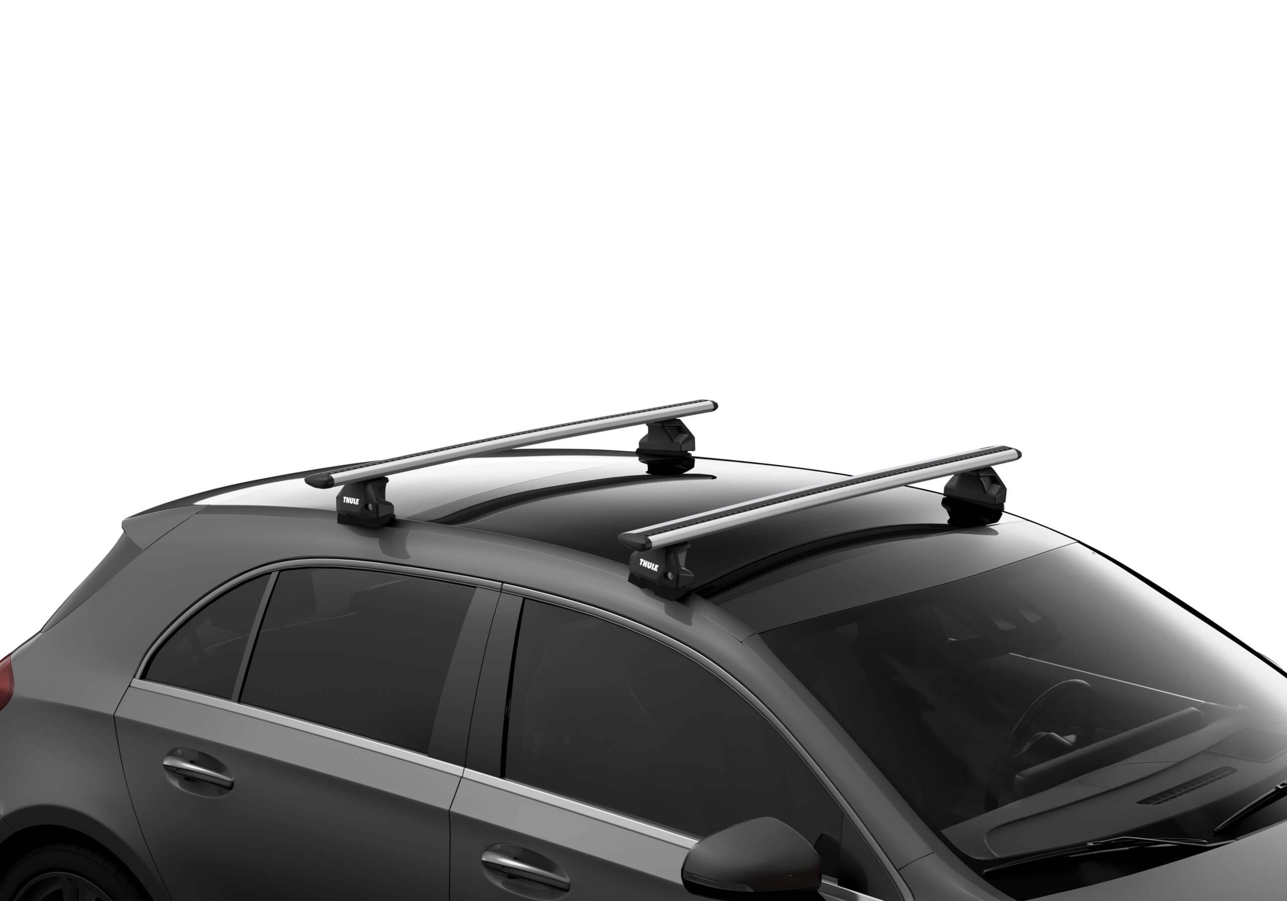 thule roof bars wingbar silver 7107 06Z 1