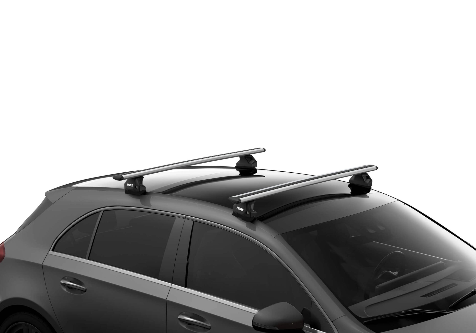 thule roof bars wingbar silver 7107 06Z 1