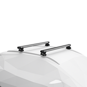 Thule SlideBar cu picioare Evo Flush Rail pe bare longitudinale integrate