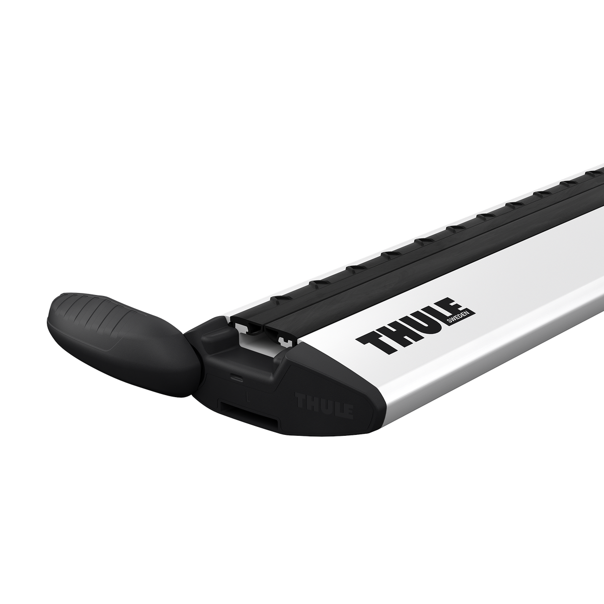 Thule WingBar Evo aluminiu - capat SwingBlade deschis