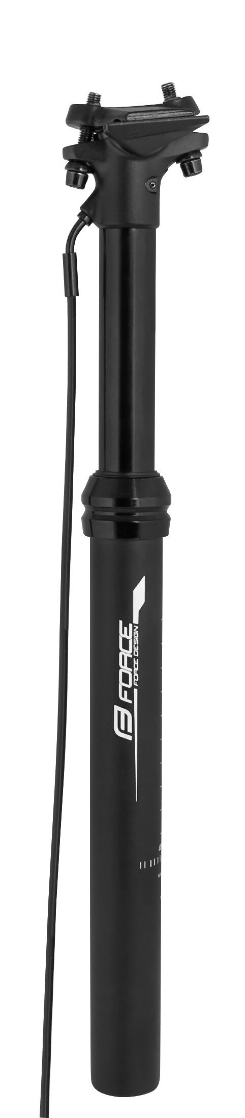 tija de sa force dropp reglabila 309 405mm negru mat