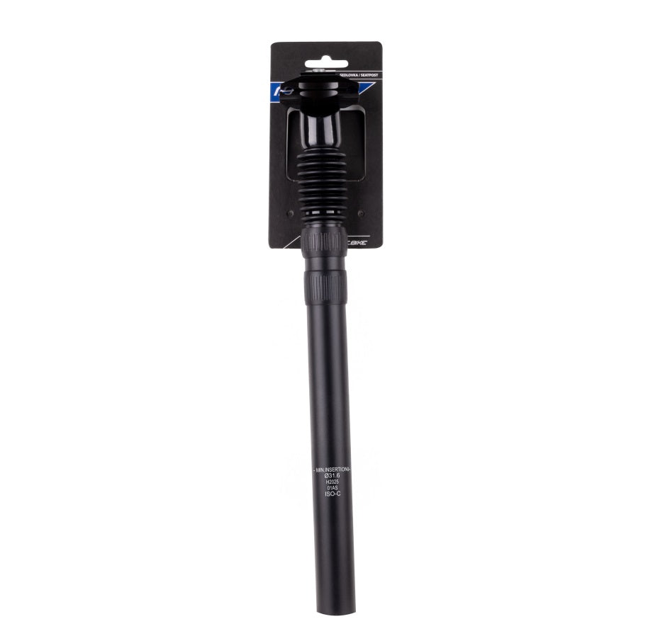 Tija sa Force Basic P8.2  31.6/350/40mm cu amortizor, negru