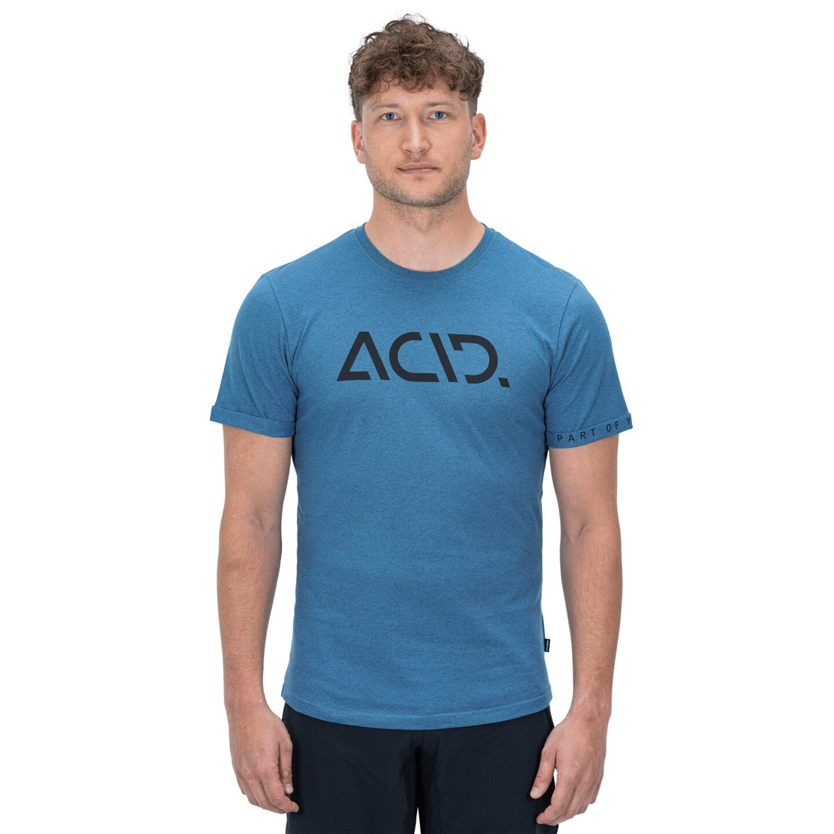 Tricou ACID Organic T-shirt Classic Logo Blue