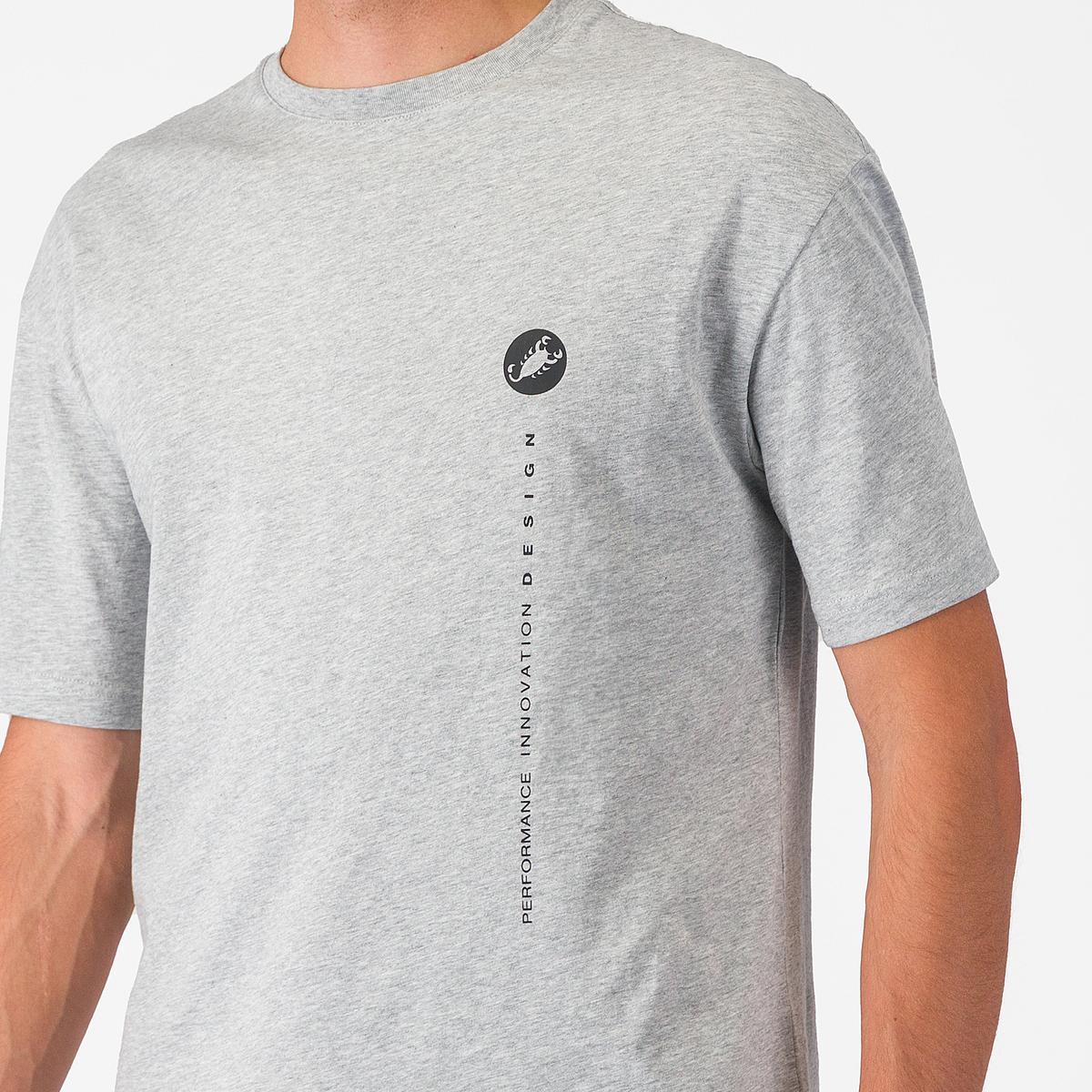 Tricou Castelli Innovation Logo Tee, pentru barbati, gri XL
