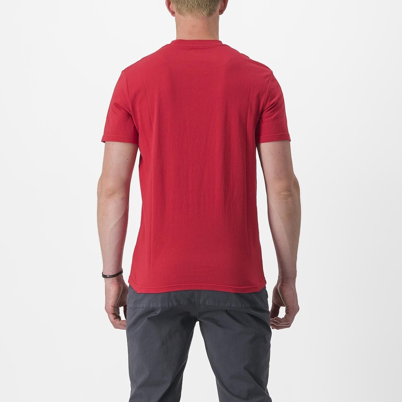 tricou casual castelli finale tee rosu xxl 1