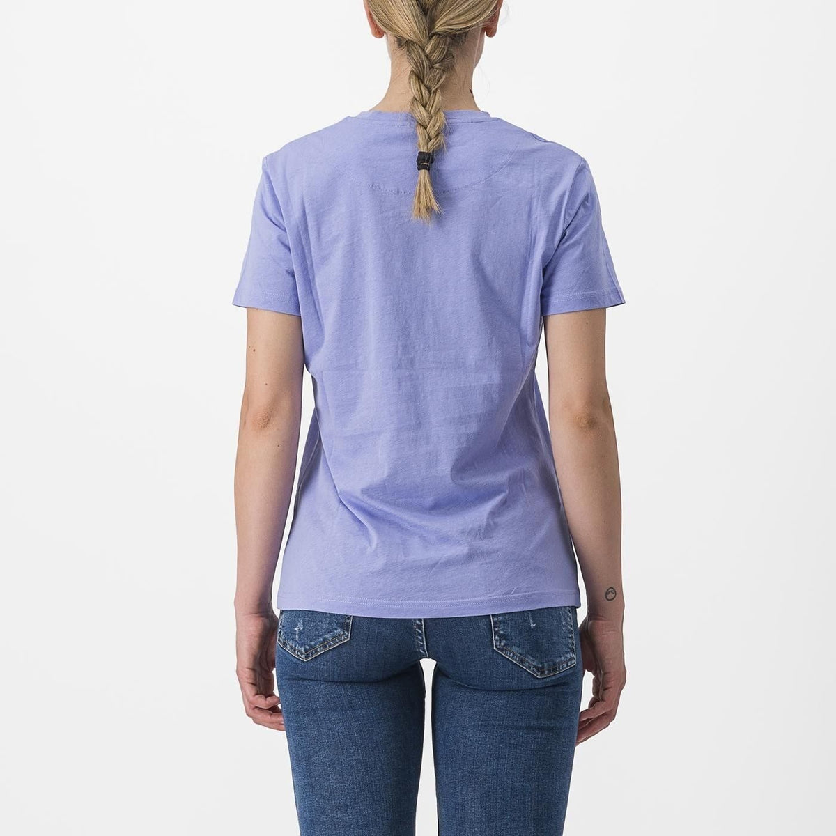 Tricou casual Castelli Pedalare Tee de dama Violet